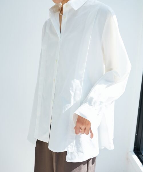 le.coeur blanc / ルクールブラン シャツ・ブラウス | モイストブロードボリュームスリーブシャツ | 詳細5