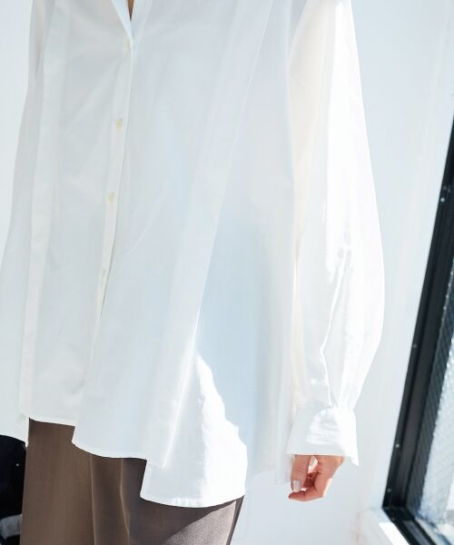 le.coeur blanc / ルクールブラン シャツ・ブラウス | モイストブロードボリュームスリーブシャツ | 詳細7