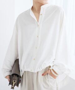le.coeur blanc / ルクールブラン シャツ・ブラウス | 《手洗い可能》ドロストシアーシャツブルゾン