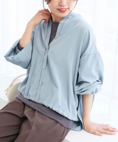 le.coeur blanc / ルクールブラン シャツ・ブラウス | 《手洗い可能》ドロストシアーシャツブルゾン