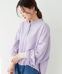 le.coeur blanc / ルクールブラン シャツ・ブラウス | 《手洗い可能》ドロストシアーシャツブルゾン