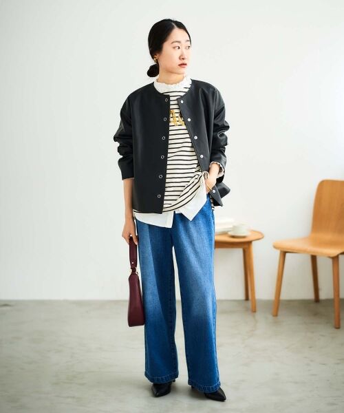 le.coeur blanc / ルクールブラン シャツ・ブラウス | フリルカラーギャザーブラウス | 詳細19