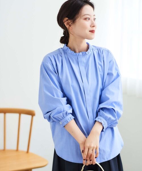 le.coeur blanc / ルクールブラン シャツ・ブラウス | フリルカラーギャザーブラウス | 詳細25