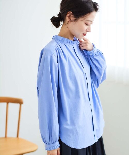 le.coeur blanc / ルクールブラン シャツ・ブラウス | フリルカラーギャザーブラウス | 詳細26