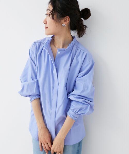 le.coeur blanc / ルクールブラン シャツ・ブラウス | フリルカラーギャザーブラウス | 詳細28