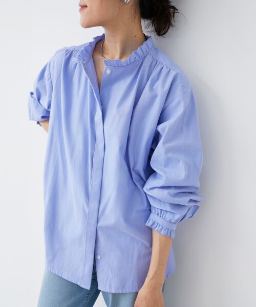 le.coeur blanc / ルクールブラン シャツ・ブラウス | フリルカラーギャザーブラウス | 詳細30