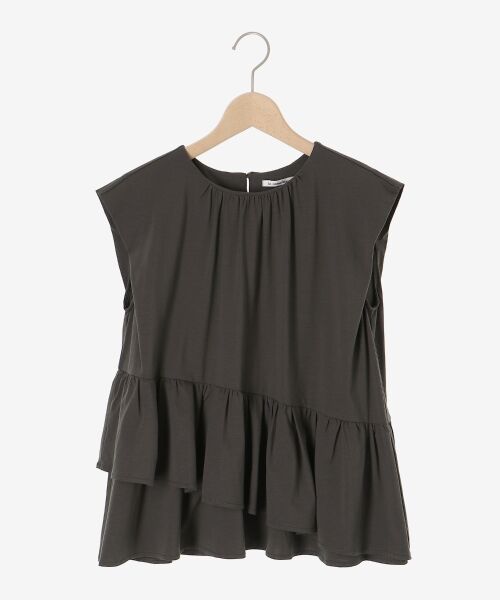 le.coeur blanc / ルクールブラン Tシャツ | ペプラムフリルノースリーブTEE | 詳細14