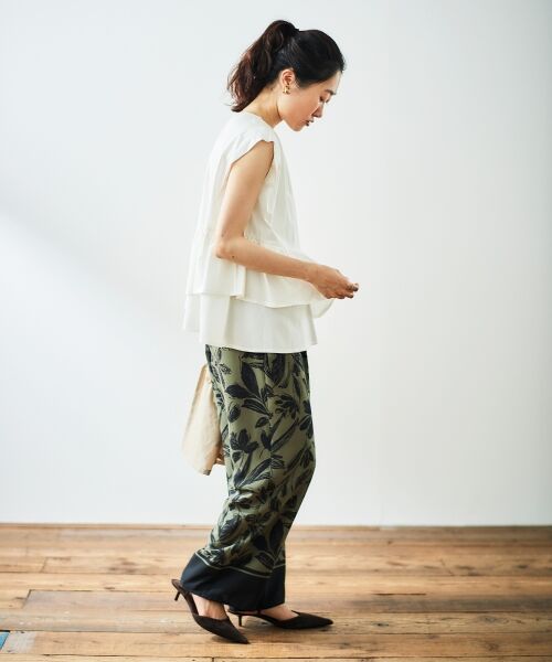 le.coeur blanc / ルクールブラン Tシャツ | ペプラムフリルノースリーブTEE | 詳細30