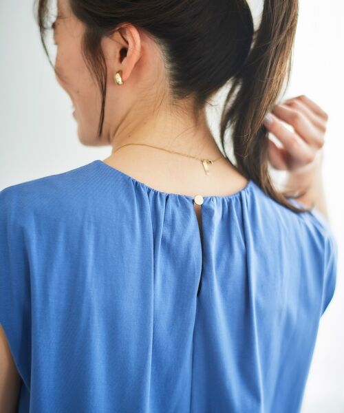 le.coeur blanc / ルクールブラン Tシャツ | ペプラムフリルノースリーブTEE | 詳細7