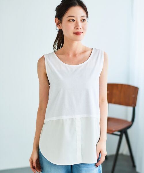 le.coeur blanc / ルクールブラン タンクトップ | レイヤードタンク | 詳細2