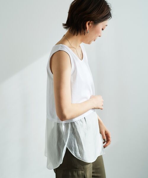 le.coeur blanc / ルクールブラン タンクトップ | レイヤードタンク | 詳細22