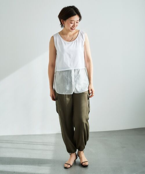 le.coeur blanc / ルクールブラン タンクトップ | レイヤードタンク | 詳細25