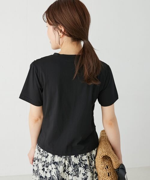 le.coeur blanc / ルクールブラン Tシャツ | 《手洗い可能》フロントシャーリングTシャツ | 詳細20