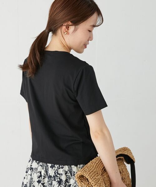 le.coeur blanc / ルクールブラン Tシャツ | 《手洗い可能》フロントシャーリングTシャツ | 詳細21