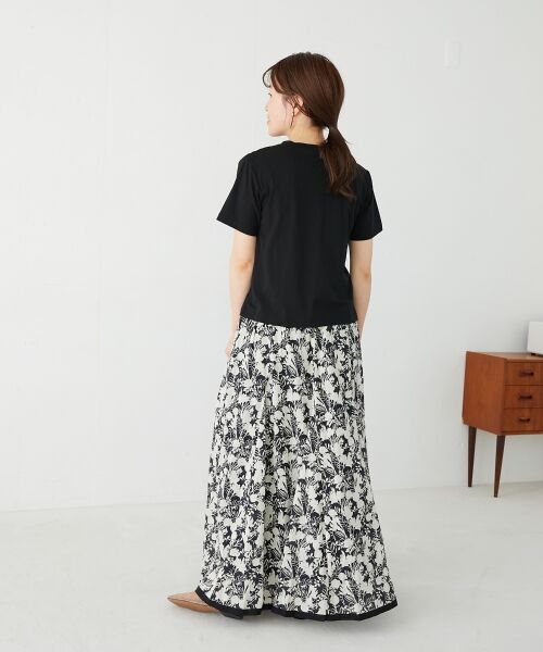 le.coeur blanc / ルクールブラン Tシャツ | 《手洗い可能》フロントシャーリングTシャツ | 詳細23