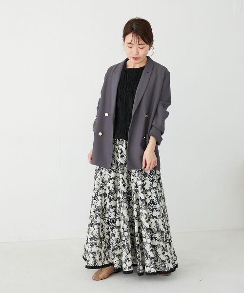 le.coeur blanc / ルクールブラン Tシャツ | 《手洗い可能》フロントシャーリングTシャツ | 詳細26