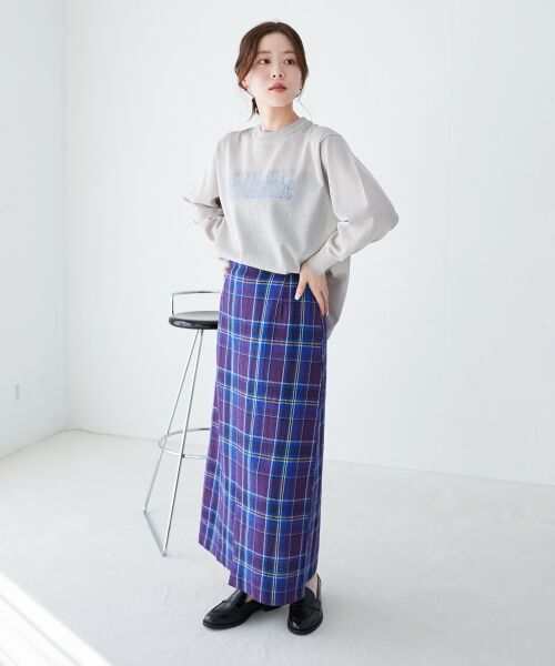 le.coeur blanc / ルクールブラン ニット・セーター | シアー刺繍ロゴニットプルオーバー | 詳細10