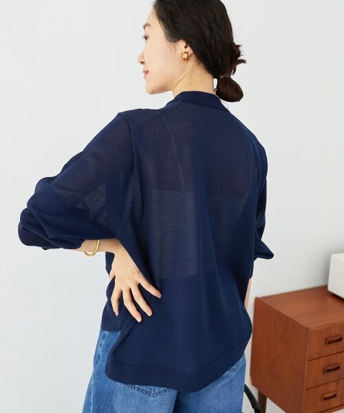 le.coeur blanc / ルクールブラン ニット・セーター | シアー刺繍ロゴニットプルオーバー | 詳細22