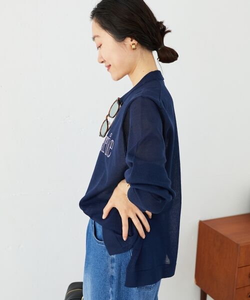 le.coeur blanc / ルクールブラン ニット・セーター | シアー刺繍ロゴニットプルオーバー | 詳細23