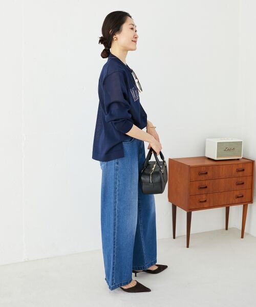 le.coeur blanc / ルクールブラン ニット・セーター | シアー刺繍ロゴニットプルオーバー | 詳細26