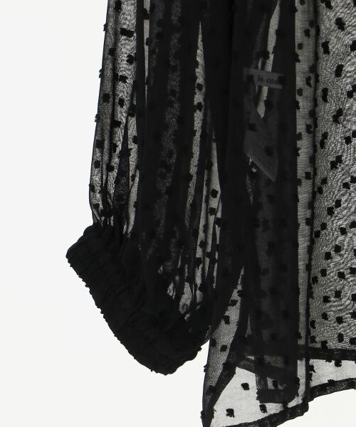 le.coeur blanc / ルクールブラン シャツ・ブラウス | ドットシアーギャザーブラウス | 詳細27