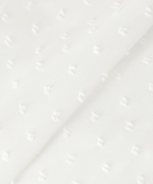 le.coeur blanc / ルクールブラン シャツ・ブラウス | ドットシアーギャザーブラウス | 詳細29