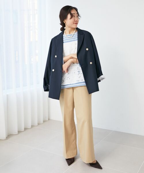 le.coeur blanc / ルクールブラン キャミソール・チューブトップ | 《手洗い可能》カットワークレースキャミブラウス | 詳細11