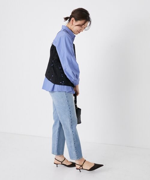 le.coeur blanc / ルクールブラン キャミソール・チューブトップ | 《手洗い可能》カットワークレースキャミブラウス | 詳細29