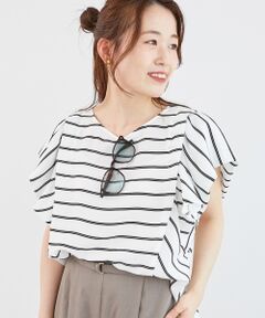 le.coeur blanc / ルクールブラン シャツ・ブラウス | 《着映えアイテム！》ドビーボーダータックショルダーブラウス