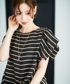 le.coeur blanc / ルクールブラン シャツ・ブラウス | 《着映えアイテム！》ドビーボーダータックショルダーブラウス