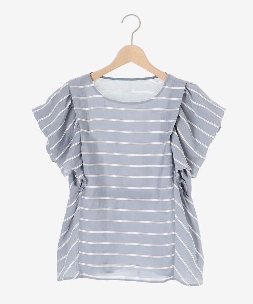 le.coeur blanc / ルクールブラン シャツ・ブラウス | 《着映えアイテム！》ドビーボーダータックショルダーブラウス | 詳細18