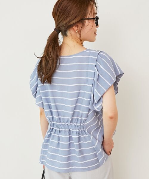 le.coeur blanc / ルクールブラン シャツ・ブラウス | 《着映えアイテム！》ドビーボーダータックショルダーブラウス | 詳細21