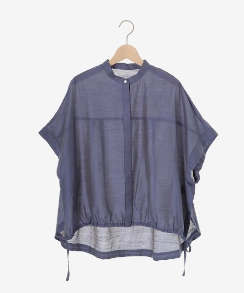 le.coeur blanc / ルクールブラン シャツ・ブラウス | 《手洗い可能》シアー麻シャンブレードロストギャザーシャツ | 詳細15