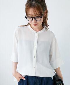 le.coeur blanc / ルクールブラン シャツ・ブラウス | ★NO.1ヒット大人気ブラウス★2WAYジョーゼットブラウス