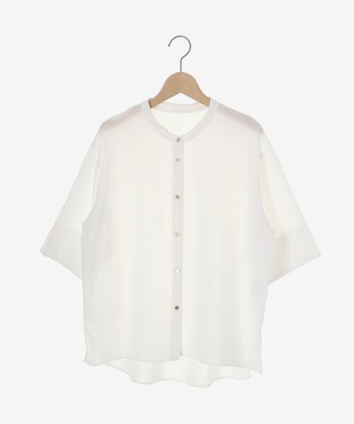 le.coeur blanc / ルクールブラン シャツ・ブラウス | ★NO.1ヒット大人気ブラウス★2WAYジョーゼットブラウス | 詳細1