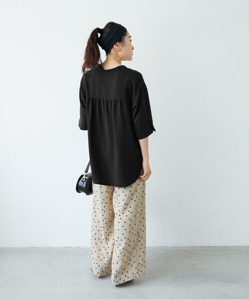 le.coeur blanc / ルクールブラン シャツ・ブラウス | ★NO.1ヒット大人気ブラウス★2WAYジョーゼットブラウス | 詳細11