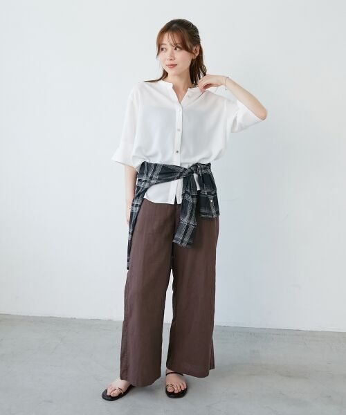 le.coeur blanc / ルクールブラン シャツ・ブラウス | ★NO.1ヒット大人気ブラウス★2WAYジョーゼットブラウス | 詳細23