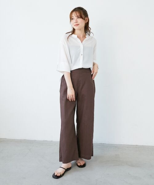 le.coeur blanc / ルクールブラン シャツ・ブラウス | ★NO.1ヒット大人気ブラウス★2WAYジョーゼットブラウス | 詳細24