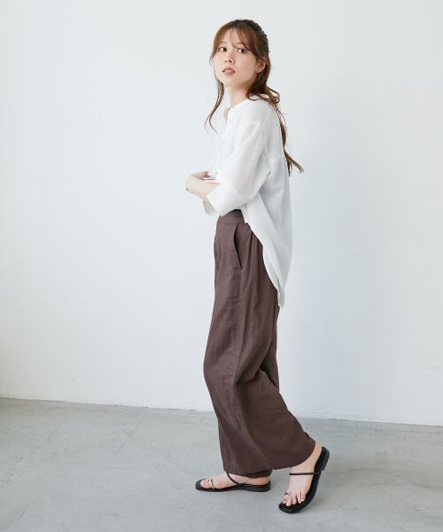 le.coeur blanc / ルクールブラン シャツ・ブラウス | ★NO.1ヒット大人気ブラウス★2WAYジョーゼットブラウス | 詳細25