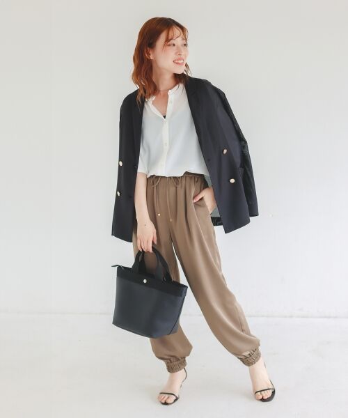 le.coeur blanc / ルクールブラン シャツ・ブラウス | ★NO.1ヒット大人気ブラウス★2WAYジョーゼットブラウス | 詳細28