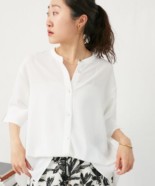 le.coeur blanc / ルクールブラン シャツ・ブラウス | ★NO.1ヒット大人気ブラウス★2WAYジョーゼットブラウス | 詳細29