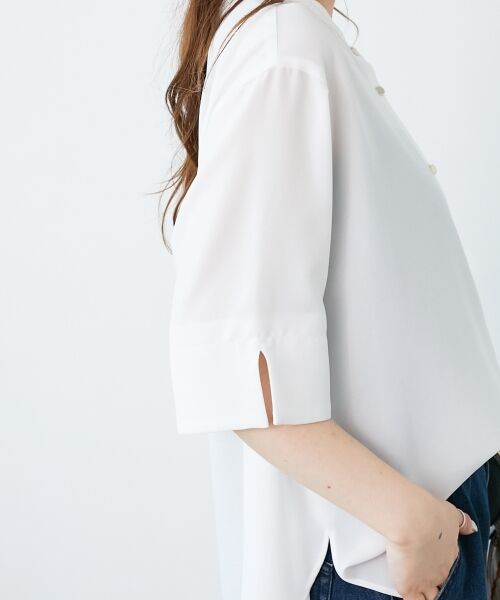 le.coeur blanc / ルクールブラン シャツ・ブラウス | ★NO.1ヒット大人気ブラウス★2WAYジョーゼットブラウス | 詳細7