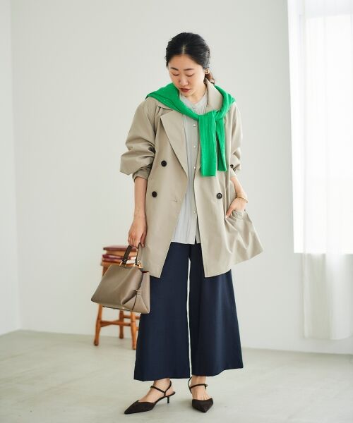 le.coeur blanc / ルクールブラン シャツ・ブラウス | パウダーサテン袖シャーリングブラウス | 詳細18