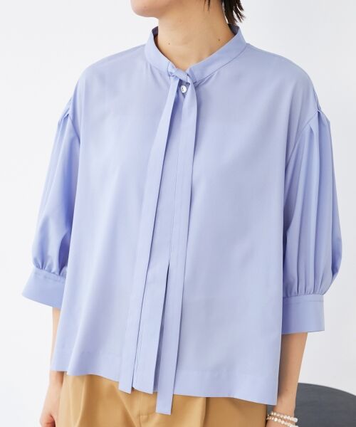 le.coeur blanc / ルクールブラン シャツ・ブラウス | 《手洗い可能》リボンタイブラウス | 詳細17