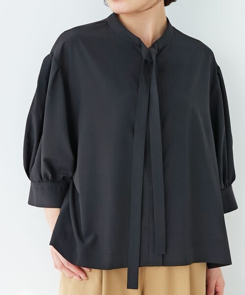 le.coeur blanc / ルクールブラン シャツ・ブラウス | 《手洗い可能》リボンタイブラウス | 詳細28