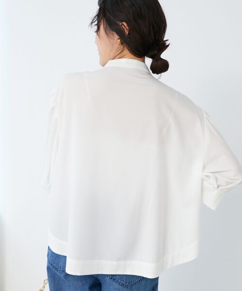 le.coeur blanc / ルクールブラン シャツ・ブラウス | 《手洗い可能》リボンタイブラウス | 詳細7