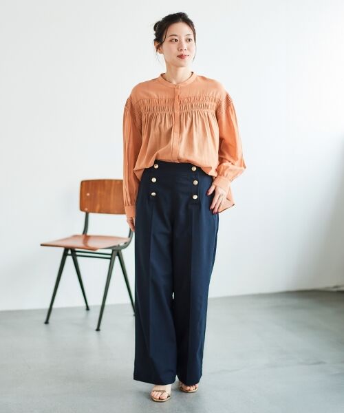 le.coeur blanc / ルクールブラン その他パンツ | 《スタイルアップ効果抜群》ツイルストレッチマリンパンツ | 詳細14