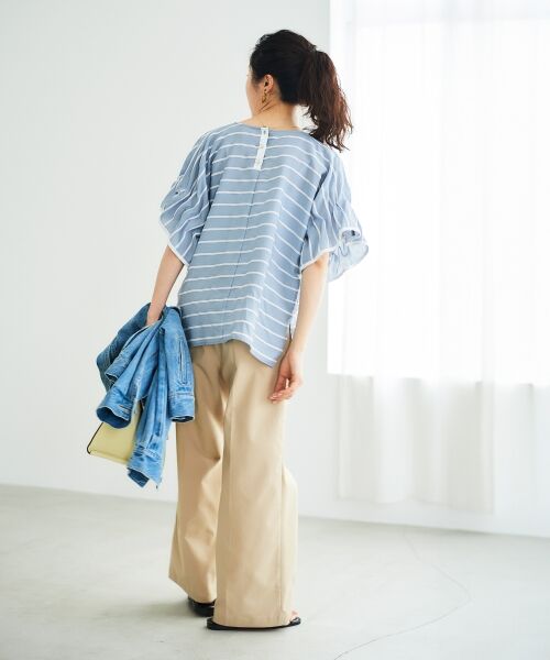 le.coeur blanc / ルクールブラン その他パンツ | 《スタイルアップ効果抜群》ツイルストレッチマリンパンツ | 詳細22