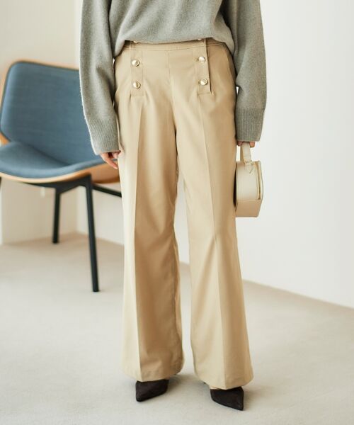 le.coeur blanc / ルクールブラン その他パンツ | 《スタイルアップ効果抜群》ツイルストレッチマリンパンツ | 詳細26