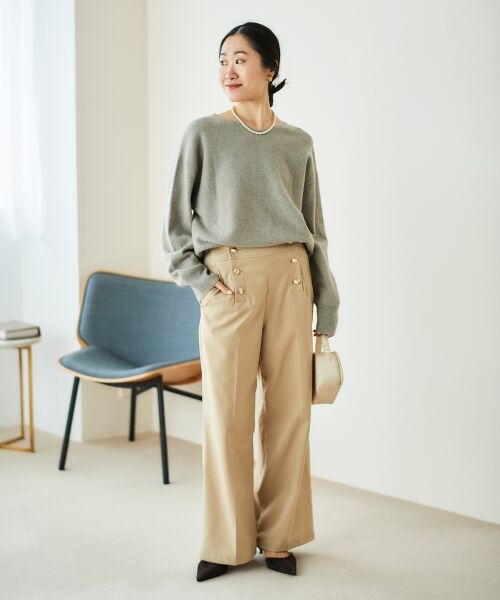 le.coeur blanc / ルクールブラン その他パンツ | 《スタイルアップ効果抜群》ツイルストレッチマリンパンツ | 詳細27